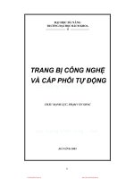 Trang Bị Công Nghệ Và Cấp Phôi Tự Động