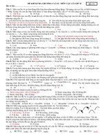 Đề kiểm tra chương 1 và 2 vật lý 12 năm học 2019  2020