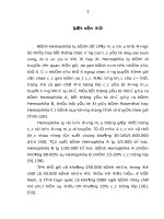 NGHIÊN cứu tác DỤNG KHÔNG MONG MUỐN ở BỆNH NHÂN HEMOPHILIA được TRUYỀN CHẾ PHẨM máu tại  VIỆN HUYẾT học   TRUYỀN máu TRUNG ƯƠNG GIAI đoạn 2004   2008 
