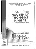 Giáo trình nguyên lý thống kê kinh tế   ứng dụng trong kinh doanh và kinh tế 