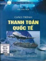 Giáo trình thanh toán quốc tế 