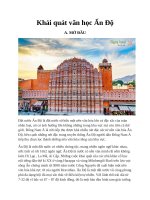 Khái quát văn học ấn độ, thần thoại ấn độ