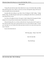 Báo cáo Đánh giá tác động môi trường công ty cổ phần bia hợp thịnh  Bắc Âu