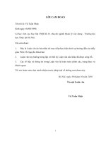 Đề xuất giải pháp quản lý chất lượng thi công hạng mục cơ điện tại tòa nhà SDU 143 trần phú   hà đông 