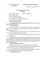 4  bản KIỂM điểm cá NHÂN năm 2019