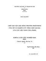 Chế tạo vật liệu bằng phương pháp phản ứng nổ và nghiên cứu tính chất quang của vật liệu nano YPO4 Tb(III) (2017) 