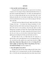 Luận văn Thạc sĩ  Biện pháp tăng cường hoạt động quản trị rủi ro tín dụng đối với doanh nghiệp tại Ngân hàng TMCP Công thương Việt Nam – Chi nhánh Hải Phòng