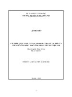 Cấu trúc quần xã ve giáp (acari oribatida) và vai trò của chúng ở vùng đồng bằng sông hồng, phía bắc việt nam tt 
