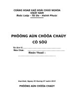 PHƯƠNG án CHỮA CHÁY cơ sở