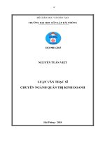 Luận văn Thạc sĩ Quản trị kinh doanh: Một số biện pháp nâng cao hiệu quả sử dụng vốn tại công ty cổ phần điện cơ Hải Phòng