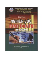 Giáo trình Nghiên cứu kinh doanh