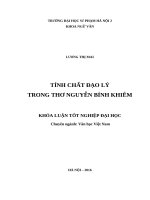 Tính chất đạo lý trong thơ nguyễn bỉnh khiêm (2016) 