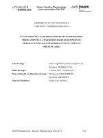 Đánh giá khả năng phòng tránh được của các phản ứng có hại từ cơ sở dữ liệu báo cáo tự nguyện phản ứng có hại của thuốc tại việt nam và bordeaux 