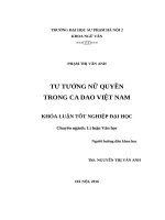 Tư tưởng nữ quyền trong ca dao việt nam (2016) 