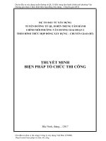 BIỆN PHÁP THI CÔNG ĐƯỜNG đi Dự án đầu tư xây dựng tuyến đường từ QL.18 đến trung tâm hành chính mới phường Vân Dương Quảng Ninh giai đoạn 2 theo hình thức hợp đồng Xây dựng – Chuyển giao (BT