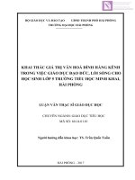 Luận văn thạc sĩ  Khai thác giá trị văn hóa định Hàng Kênh
