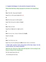 language focus unit 5 lớp 8