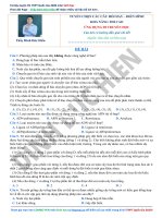 tuyển chọn những dạng bài quan trọng  ứng dụng di truyền học