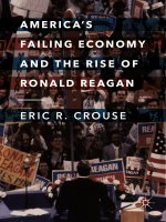 Americas failing economy and the rise of ronald reagan 