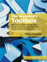 The investors toolbox how to use spread betting, CFDs, options, warrants and trackers to boost returns and reduce risk 