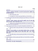 Luận văn thạc sĩ giải quyết khiếu nại về thu hồi đất từ tiễn tỉnh đắk lắk 