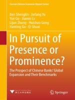 In pursuit of presence or prominence the prospect of chinese banks global expansion and their benchmarks 