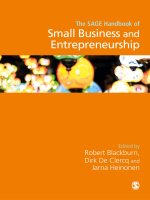 The SAGE handbook of small business and entrepreneurship 