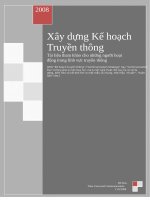 Xây dựng kế hoạch truyền thông