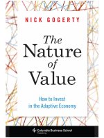 The nature of value how to invest in the adaptive economy 
