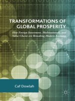 Transformations of global prosperity how foreign investment 