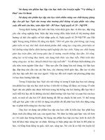 Sử dụng sản phẩm học tập của học sinh cho truyện ngắn “vợ chồng a phủ” của tô hoài