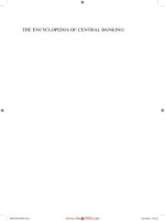 The encyclopedia of central banking 