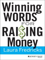 Winning words for raising money 