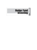 Hedge fund investing  2nd edition 