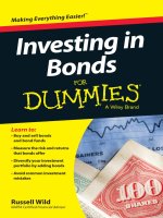 Investing in bonds for dummies 