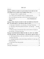 Luận văn thạc sĩ hoàn thiện cơ chế tự chủ tài chính tại viện sốt rét   ký sinh trùng   côn trùng trung ương 