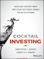 Cocktail investing distilling everyday noise into clear investment signals for better returns 
