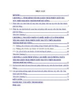 Luận văn thạc sĩ tội mua bán trái phép chất ma túy trên địa bàn thành phố đà nẵng tình hình, nguyên nhân và điều kiện, phòng ngừa 