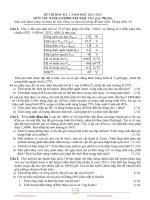 Đề Thi Môn Năng Lượng Tái Tạo Đại Học Bách Khoa