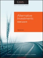 Alternative investments CAIA level II  3rd edition 