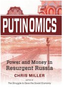 Putinomics power and money in resurgent russia 