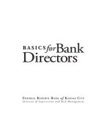 Basic for banking directors   