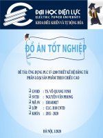 slide thuyết trình đồ án phân loại sản phẩm theo chiều cao