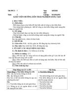 Giáo án trải nghiệm sáng tạo  tin 9 va li 9 co cap nhat moi