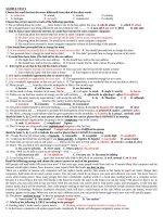 ĐỀ ÔN THI TỐT NGHIỆP THPT 2020