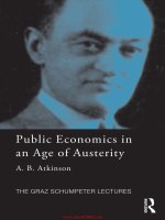 Public economics in an age of austerity (the graz schumpeter lectures) 