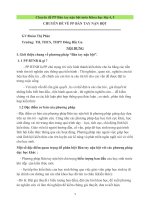 Giáo Án Chuyên đề PP bàn tay nặn bột môn khoa học lớp 4