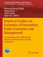 Empirical studies on economics of innovation, public economics and management 