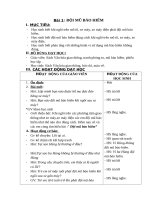 Giáo án Môn Văn hóa giao thông lớp 1  Trọn bộ