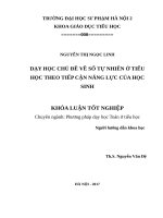 Dạy học chủ đề về số tự nhiên ở tiểu học theo tiếp cận năng lực của học sinh (2017) 